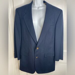Hart Schaffner & Marx NWOT Classic Navy Blazer Sportscoat Jacket w Gold Buttons